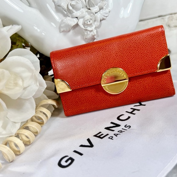 Givenchy Accessories - Givenchy Pebbled Leather 4 Key Holder